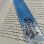 Lesezeichen aus Epoxidharz